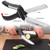XGIZMOO Kitchen Scissors for Food Slicer Cutter,Quick Release/Install Kitchen Shears Cutting Board Knife Combo for Veggie,Carrots,cucumbers,potatoes,Barbecue Dishwasher Safe (Black)