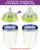 Sippy Spout Nipples for Comotomo Baby Bottles,100% Soft Silicone Sippy Cup Nipples,Variable Flow Conversion Nipple,6+ Months,4 Count