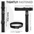 3 Packs Luggage Straps for Suitcases, 2 Connector Straps & Elastic Strap