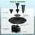 Biling Floating Pond Fountain with 660GPH Pond Pump, Color LED