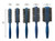 Tredoni Boar Bristle Round Hairbrush, Extra Firm Blow-Dry Brush (2.8 inch)