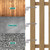 ZOOKASEA Heavy Duty J Bolt Gate Hinge, 304 Stainless Steel Gate Hinge, One-piece Heavy Duty 5/8" Pin, 4-Pack Wall-Mounted for Farm Gates, Wooden Fences, Load-Bearing up to 600 lbs