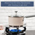 ACTIV CUISINE 9.45 inch Heat Diffuser, Stainless Steel Induction Cooktop Plate for Electric Gas Stove Glass, Induction Adapter with Detachable Handle, Protects Pot Cookware Accessories