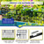 25 Panels Animal Barrier Fence, 27 Ft(L) X 13 in(H) No Dig Garden Edging Border for Yard, Anti Digging Defense Barrier, Rustproof Metal Outdoor Decorative Garden Fences for Dogs, Rabbits