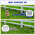 25 Panels Animal Barrier Fence, 27 Ft(L) X 13 in(H) No Dig Garden Edging Border for Yard, Anti Digging Defense Barrier, Rustproof Metal Outdoor Decorative Garden Fences for Dogs, Rabbits