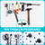 Pegboard Peg Hooks with Inserts Screws for Hanging Mounting (Small Size)