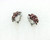 Faship Gorgeous Burgundy Rhinestone Crystal Clip Ons Earrings - Burgundy Faship Gorgeous Burgundy Rhinestone Crystal Clip Ons Earrings - Burgundy