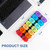 Yaklim Extra Large Weekly Pill Organizer, Detachable 7 Day AM PM Pill Box