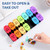 Yaklim Extra Large Weekly Pill Organizer, Detachable 7 Day AM PM Pill Box