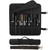 Chef Knife Roll Bag,Waxed Canvas chef bag with 18 Slots Cutlery Knives Holders Protectors,Portable Knife Bags for Chefs Professional,Case Storage Pouch,Camping and Hold Home Kitchen Knife Tools