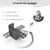 FRMSAET Swinging Door Hinge Gravity Door Hardware Pivot Hing Adjustable Angle Automatic Closing and Two-Way Swing for Coffee Door Wooden Door Folding Door Swing Door (Black,1 Pack)