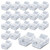 Innfeeltech 20 Pcs Strip Connector for 10MM 2 Pin LED Light, Double Side Strip Quick Connector