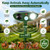 2026 Sonic Fortress Pro Deer Repellent,Cat Deterrent Squirrel Rabbit Racoon Repellent Ultrasonic Outdoor Solar Repeller with Flashing Light,Waterproof Garden Repellent for Animals Dogs Foxes Skunks