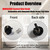 1-Pack Black Control Dial Knob Compatible with Honeywell Water Heater Gas Valve,w/Spring. Plastic Control Dial Knob Replacement parts for Water heater,Fit for WV8840B,WV8840A,WV8840B1110 And More