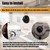 1-Pack Black Control Dial Knob Compatible with Honeywell Water Heater Gas Valve,w/Spring. Plastic Control Dial Knob Replacement parts for Water heater,Fit for WV8840B,WV8840A,WV8840B1110 And More