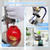 Bottle Cutter, Electric Glass Bottle Cutting Machine with 3 Pcs Emery Abrasive Blade, Wine Bottle Cutting Tool Kit for DIY Projects Round/Square/Irregular Glass or Ceramic Bottles