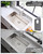 BEHOK 2 Pack Silicone Sink Protectors for Kitchen Sink, Trellis 13x11 Black