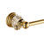 WNEBATH Crystal Gold Towel Bar, Gold Adjustable Bathroom Towel Holder Bar, Golden Single Towel Rack Hanger Home Towel Holder Rod for Bathroom Wall Mounted Bathroom Accessory