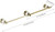 WNEBATH Crystal Gold Towel Bar, Gold Adjustable Bathroom Towel Holder Bar, Golden Single Towel Rack Hanger Home Towel Holder Rod for Bathroom Wall Mounted Bathroom Accessory