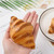 Luckforest Artificial Croissants, 2 Pcs Simulate Bread Fake Realistic Dessert Croissants for Home Kitchen Shop Display Photography Props