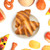 Luckforest Artificial Croissants, 2 Pcs Simulate Bread Fake Realistic Dessert Croissants for Home Kitchen Shop Display Photography Props