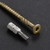 Wensilon #12 * 7" Extended Deck Screws, (44 pcs) 2 lbs.Lengthen Exterior Wood Screws, Rust Resistant epoxy Coated, Bronze, T30 Star Bit