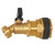 Joywayus Brass Water Container/Rain Barrel Spigot Kit 3/4" Threaded