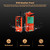 12V-440V Full Voltage Industrial Wireless Crane Remote Control Electric Lift Hoist Overhead Tower Bridge Radio Switch Receiver F21-E1B (2 Transmitter + 1 Receiver Orange)