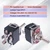 weideer Momentary Reverse Polarity Switch 12V 30A Motor Control RV Jack Switch DPDT 4 Pin (ON)-Off-(ON) Toggle Switch with Waterproof Cap Wires