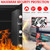 1.3 Cuft Safe Box Fireproof Waterproof, Digital Security Safes for Home Use Fire and Water Proof with Combination Lock, Alarm System and Removable Shelf, Anti-Theft Fireproof Safe For Money, Jewelry