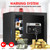 1.3 Cuft Safe Box Fireproof Waterproof, Digital Security Safes for Home Use Fire and Water Proof with Combination Lock, Alarm System and Removable Shelf, Anti-Theft Fireproof Safe For Money, Jewelry