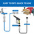 Premium Pressure Washer Quick Connect Kit M22 14mm Power Washer Adapter Set