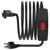 Newdeli 10FT Extension Cord with Switch On/Off Black Outdoor Extension Cord Waterproof 14AWG 3-Prong Heavy Duty 14/3 SJT Extension Cords with 15A 125V Cable Inline On Off Switch