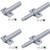 Push To Open Door Latch Cabinet Hardware CBRIVE Magnetic Push Latch & Lock for Hidden Framed & Frameless Kitchen Door Magnet Touch Release Drawer Opener Strong Spring Slim Tip-On Closure (Gray, 4Pack)