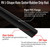 RV J-Shape Rain Gutter Rubber Drip Rail 40Ft with Gutter Spouts, 1/2 Inch