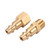 1/4" Coupling x 1/4" Inch NPT Female &Male Brass Air Hose Quick Connect Adapter,Air Coupler and Plug Kit,Air Compressor Fittings 10pcs (male&female)
