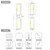 Rayogale Black Wireless Battery Operated Wall Sconce with Remote Control