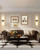 Rayogale Black Wireless Battery Operated Wall Sconce with Remote Control