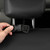 CAR PASS Leather Back Seat Cover,Piping Waterproof Bench Seat Cover, Rear Seat Cover Universal Fit for Cars Sedans SUVs Truck 95% Automotive Interior Backseat Car Covers (Rear,Black and Red)