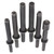 7 Pcs Air Hammer Rivet Bit Set, Dele 0.401 Shank Smoothing Pneumatic Air Rivet Hammer Tools Kit with Spring