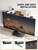 Bracwiser No Drill TV Top Shelf, 16.7 inch Wide Adjustable Monitor Top Mounting Bracket Platform Holds Soundbar, Speaker, AV Receiver, Media Box, Game Console, Router Shelves, 2 Packs (CS106XM-2)
