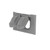Hubbell-Bell 5180-0 1-Gang Horizontal Weatherproof Cover, Device Mount Flip Cover, Duplex, Gray