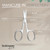 Solingen Nail Scissors Curved Blade – Precision German Steel for Fingernails & Toenails, Manicure & Pedicure, Extra Sharp with Stylish Storage Case