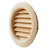 The lgrs100p-y Ventilation Grill Recessed Round Wooden, Pine Red, 110 mm