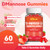 D-Mannose Gummies 1300mg per Serving with Cranberry，60 Count, Pack of 1