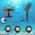 CREPOW Solar Pond Lights, 18 LED Super Bright RGB LED Underwater Spotlights Color Changing Submersible Pond Light IP68 Waterproof Fountain Lights for Fish Aquarium Tank Garden Yard Pool (3-in-1)