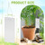 MorningRo 100 Pcs Large Aluminum Plant Labels Bulk with 100 Metal Wires, 3.74 x 1.57 Inch Metal Tree Tags Double Sided Written Plant Pot Tags Markers for Outdoor Garden Identification and Greenhouse