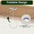 Under Counter Banana Hook Foldable, Banana Holder Cabinet Shelf Hook,Silver