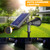 APOMAO Solar Lights Outdoor Waterproof Spot Lights, Cool White 1 Pack