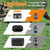 Tiniest Dog Shock Collar for 2 Dogs, Lightest Dog Training Collar with Remote for 2 Small Dogs 5-15lbs & Medium Large Dogs/Puppies, Waterproof, Rechargeable, 1300ft Range (2 White Black Dot Collars)